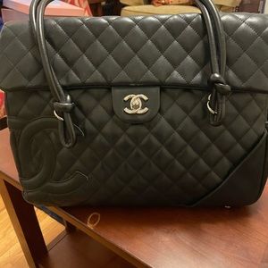 Chanel Cambon Collection Black Shoulder Bag
